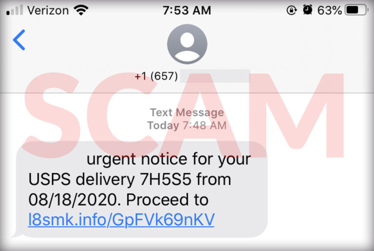 Usps Text Message Scam 2021 Scam Detector 5088