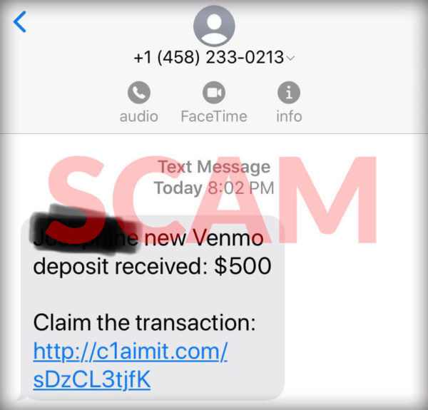 Venmo Deposit Text Scam (2020) - Scam Detector